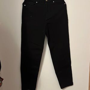 size 4, black jeans